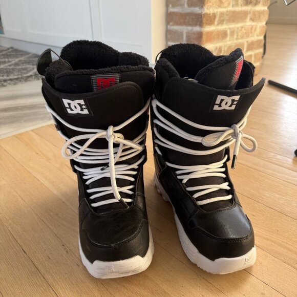 DC Shoes Phase 2016 Laced Snowboard Boots Inner Boa RED Liner Men’s Sz 10 - Picture 1 of 8